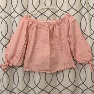 Pink Forever 21 Pinstripe Top (M)